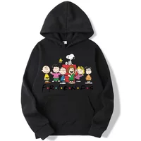 Snoopy Friends Cartoon Anime Women Pullover Hoodie