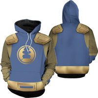 The Navy Thunder Rangers Ninja Storm 3d Hoodies