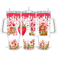 Strawberry Cartoon 40oz Tumbler