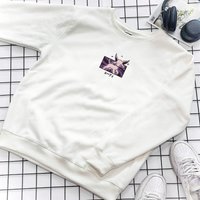 Espeon Embroidered Sweatshirt Espeon Sweater Embroidery Gift