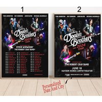 Custom The Doobie Brothers 2024 Tour Poster