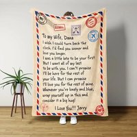Blanket For Wife, To My Wife Blanket, Anniversary Blanket, Gift From Husband