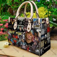 Bon Jovi Leather Handbag, Bon Jovi Music Handbag