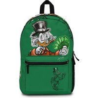 Scrooge Mcduck, Rich, Dollar, Gift Backpack, Birthday Gift Bag