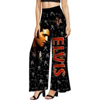 Elvis Presley High - Waisted Straight Elvis Preslei Pattern Legging