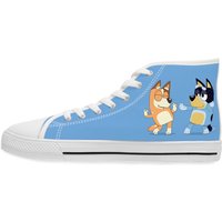 Blueydad Men's High Top Sneakers - Blueydad, Bingo, Chili, Bandit