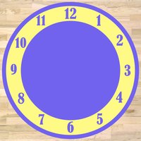 Big Comfy Clock Round Blanket