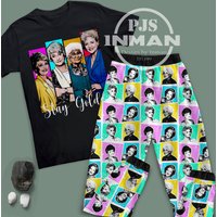 Stay Golden Holiday Pajamas Set, Golden Girl Pajamas Set