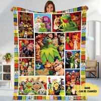 Personalized Muppet Show Fleece Blanket