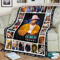 Alan Jackson A Lot About Livin’ And A Little ‘bout Love Fleece Blanket