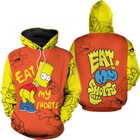 Bart Simpson Eat My Shorts Hoodie