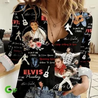 Elvis Presley Womens Blouses