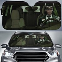 Loki Car Sunshade | Loki God Of Mischief Car Sun Shade