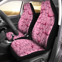Kirby Cartoon Auto Seat Cover