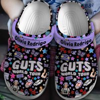 Custom Olivia Rodrigo Shoes, Olivia Rodrigo Music Clogs