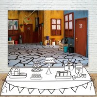 El Chavo Del Party Supplies El Chavo Del Ocho Backdrop
