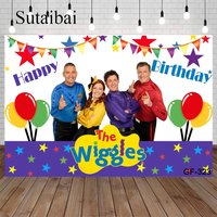 The Wiggles Theme Birthday Party Backdrops