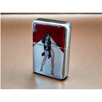 Vintage Zippo Pocket Lighters, Gifts For Him, Bff Gift