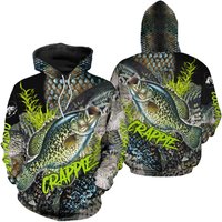 Personalized Crappie Fishing 3d Hoodie