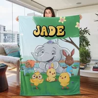 Canticos Blanket, Chic Birthday Plush Fleece Blanket