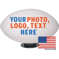 Personalized Custom Full Size 9 Rugby Ball, Customized With Name, Photo, Or Text