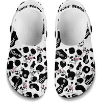 Cow Moo In Pattern Personalized Clogs Shoes