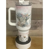 40 Oz Highland Cow Tumbler