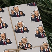 Joe Biden Gift Wrapping Paper | President Biden Gift Wrap | Bbb Gift Paper | Gift Paper For Democrat Fans' Birthday Presents | Christmas |