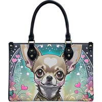 Chihuahua Dog Leather Bag