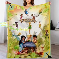 The Pirate Fairy Blanket Flannel Couch Nap Blanket Bedding Valentine's Bedroom Birthday Child Gift