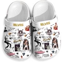 Custom Name Elvis Presley Clog Slippers