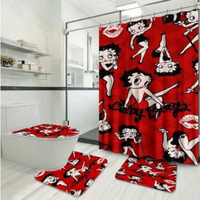 Cartoon Movies Betty Boop Bathroom Set.
