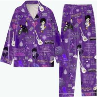 Prince Purple Pajamas Set, Pur Rain Pajamas