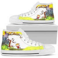 Calvin And Hobbes High Top Shoes, Bill Watterson High Top Sneaker
