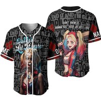 Joker Harley Quinn Daddy’s Lil Monster Baseball Jersey