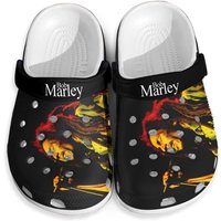Reggae Rock Music Star Bob Marley Home Clogs