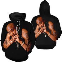2pac Rapper 3d Hoodie Hoodie