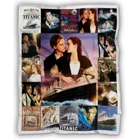 Titanic Blanket, Titanic Movies Fleece Blanket