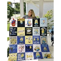 Minions Blanket, Despicable Me Cartoon Movies Fleece Blanket