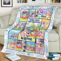 Custom Blueydad Grannies Fleece Blankets