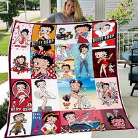 Betty Boop Quilt Blanket
