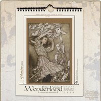 Alice's Adventures In Wonderland Calendar 2025 Vertical Wall Calendars