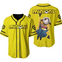 Personalized Minion Baseball Shirt - Fun Style