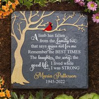 The Laughter, The Song, The Good Life I Lived - Personalized Memorial Stone