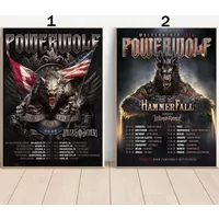 Custom Powerwolf - North America Tour 2024 Poster