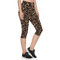 Leopard Print Capri Length Buttery Leggings