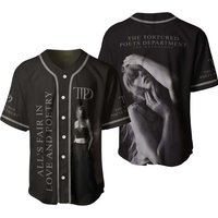 The Tortured Poets Department Vintage Baseball Jersey