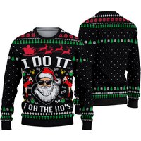 Santa Claus I Do It For The Ho’s Ugly Christmas Sweater