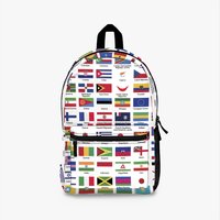 World Flags With Country Names | Backpack