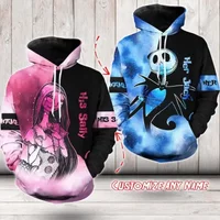 Personalized Her Jack His Sally Nightmare Couple Valentine 3d Hoodie